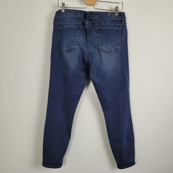 Kut from the kloth distressed dark denim jeans - Picture 5 of 8